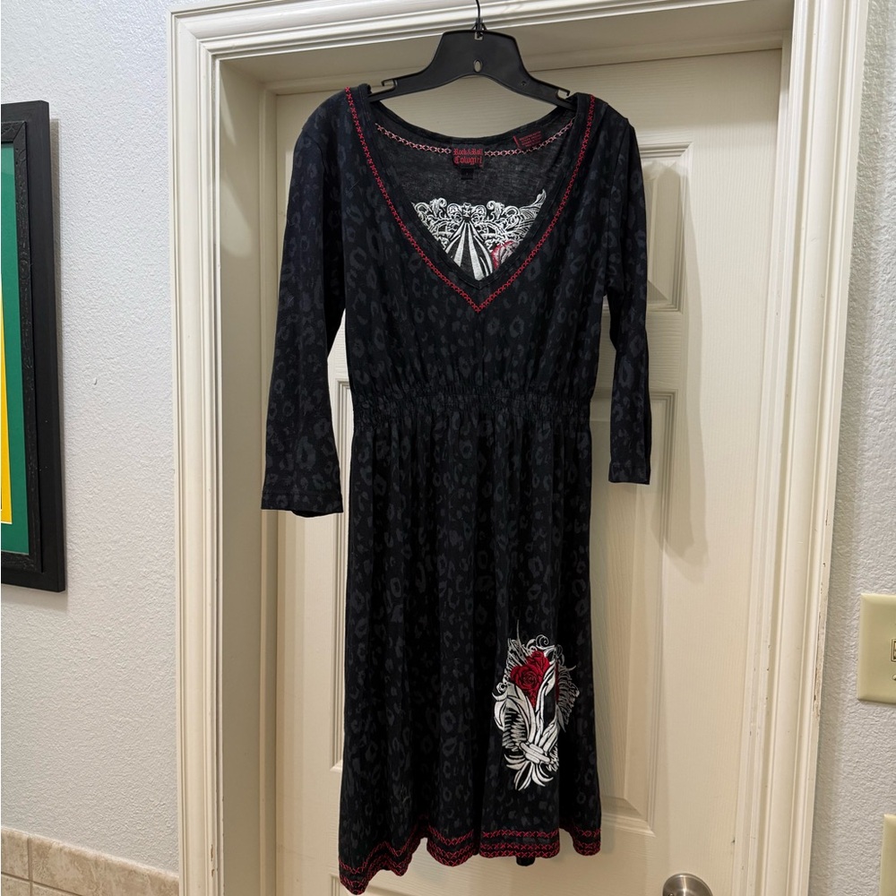 Rock & Roll Cowgirl Black Dress